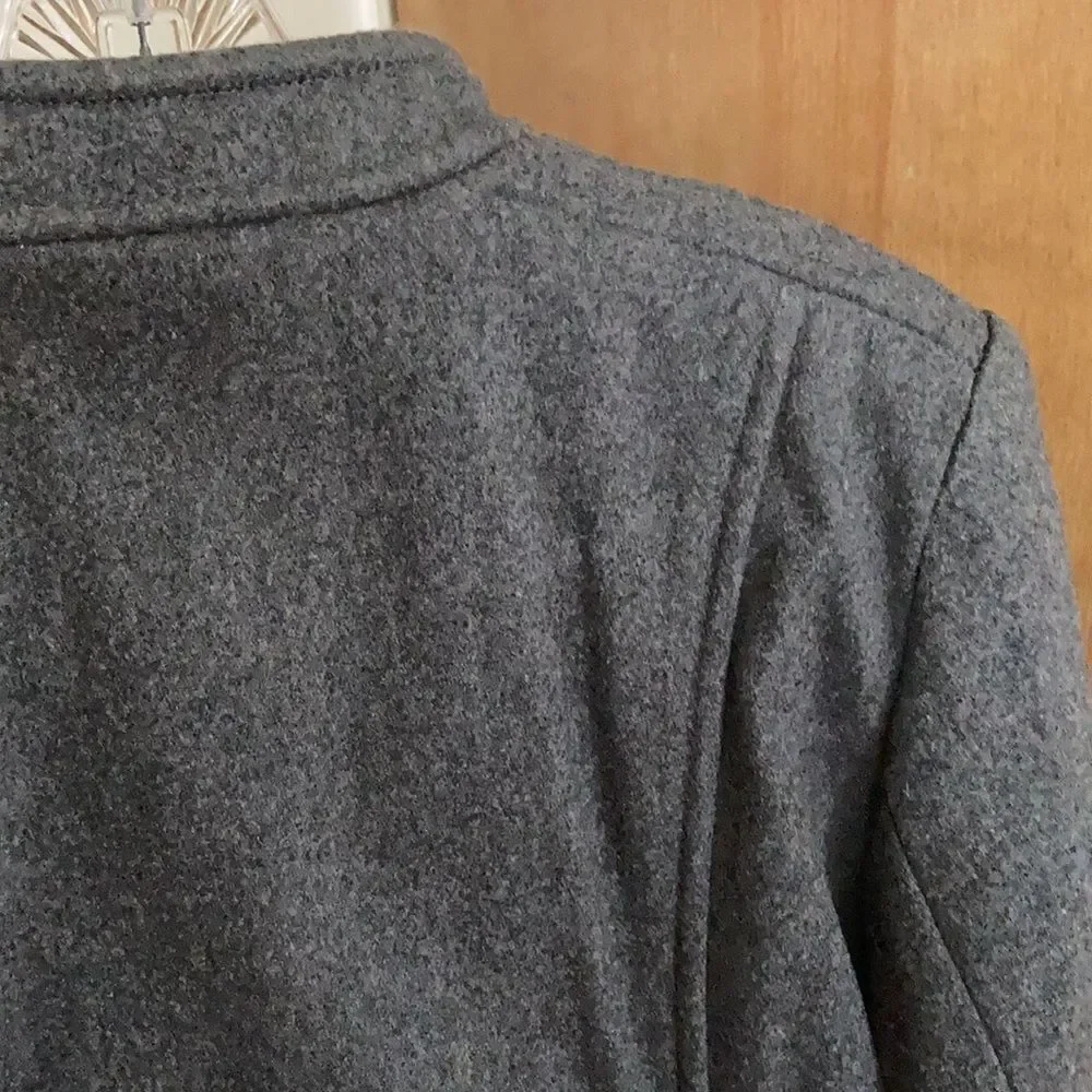 Banana Republic Moto Italian woven wool jacket